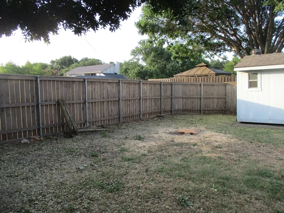 Cleared yard after professional tree removal in Mc Rae